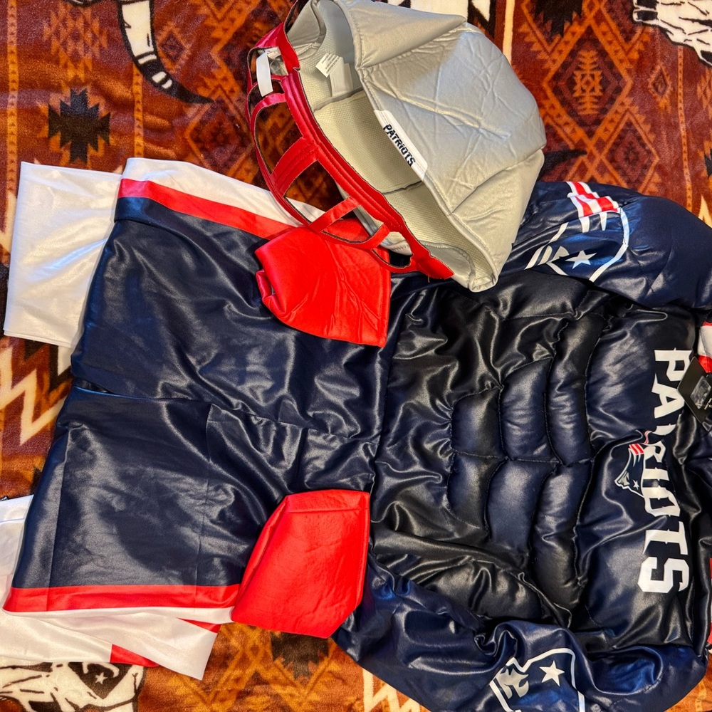 Patriots Kids Costume - Blue, Red, Silver